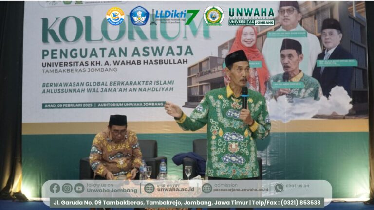 Kolokium Penguatan ASWAJA di UNWAHA Jombang: Meneguhkan Komitmen Akademik Berbasis Ahlussunnah Wal Jama’ah