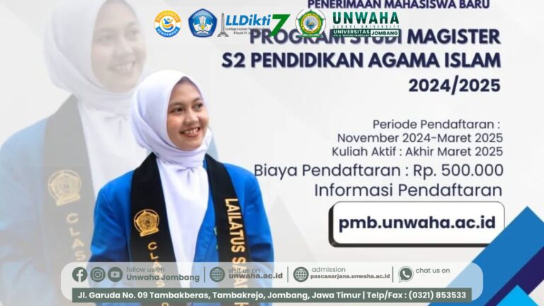 Pendaftaran Mahasiswa Pascasarjana Dibuka!!!