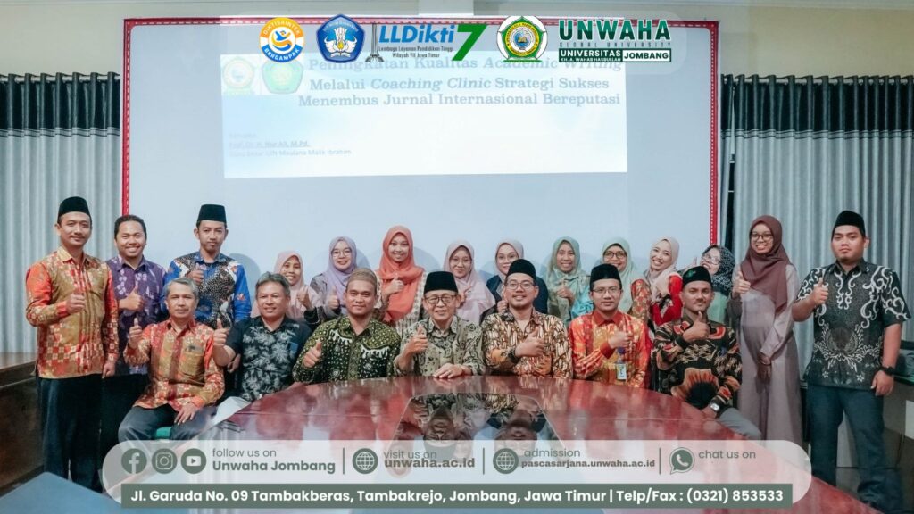 Program Pascasarjana UNWAHA Selenggarakan Workshop Penulisan dan Publikasi Artikel Ilmiah Bereputasi Internasional